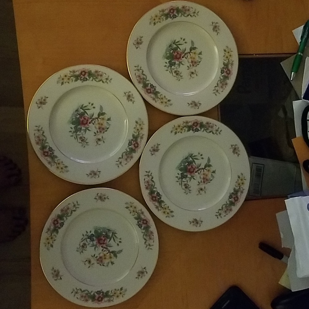 Lenox Avon Floral S-300 Plate Set Medium